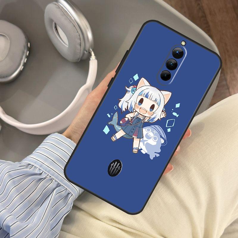 Gawr Gura Hololive Anime Case For Red Magic 10 Pro Plus 9 8 7 6 Pro 5G 5S 6R RedMagic 9S 8S 7S 10S Pro Plus Cover
