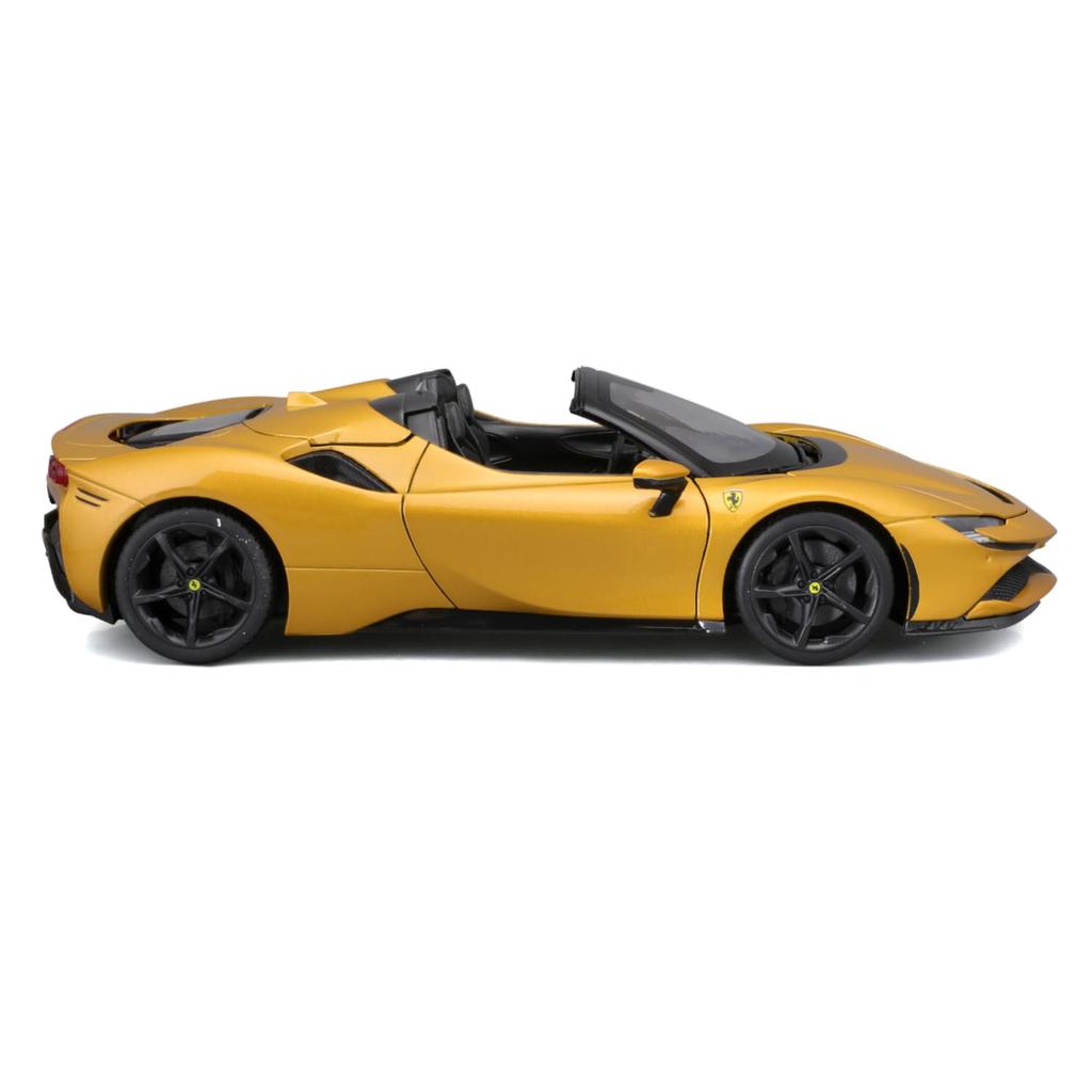 Bburago Scale Ferrari SF90 Stradale Spider Gold Diecast Model Finished GD 1/18 / Car, Model, 18-16016