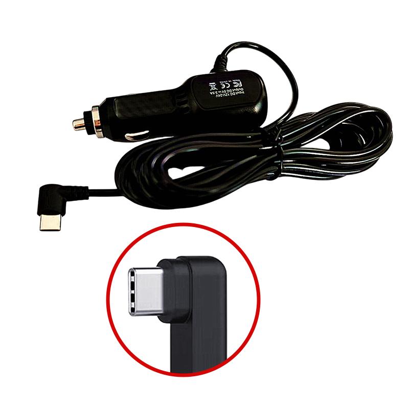 Car DVR Power Adapter Charger Type-C Dash Cam Hardwiring Kit with Fuse Box Low Voltage Protection for Auto Vehicles