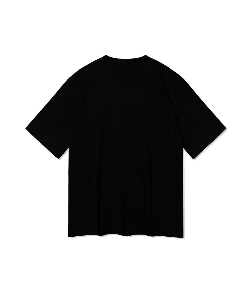 Bajal Va 3D Logo Short Sleeve T-Shirt Black