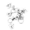 10pcs Brass Rivet Studs Screw Back Round Ring Head Leathercraft Parts