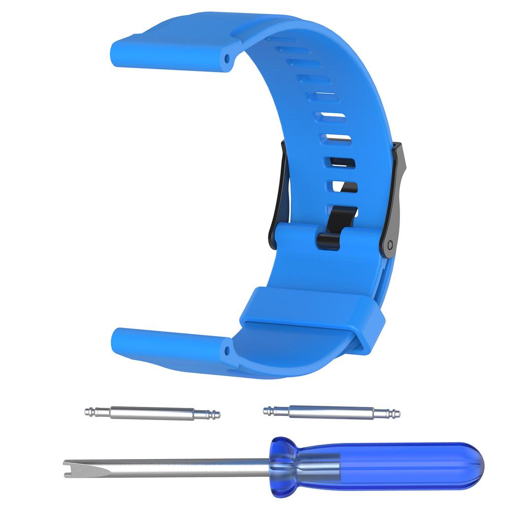 Silicone Watch Strap for Suunto Traverse with Spring Bars and Tool