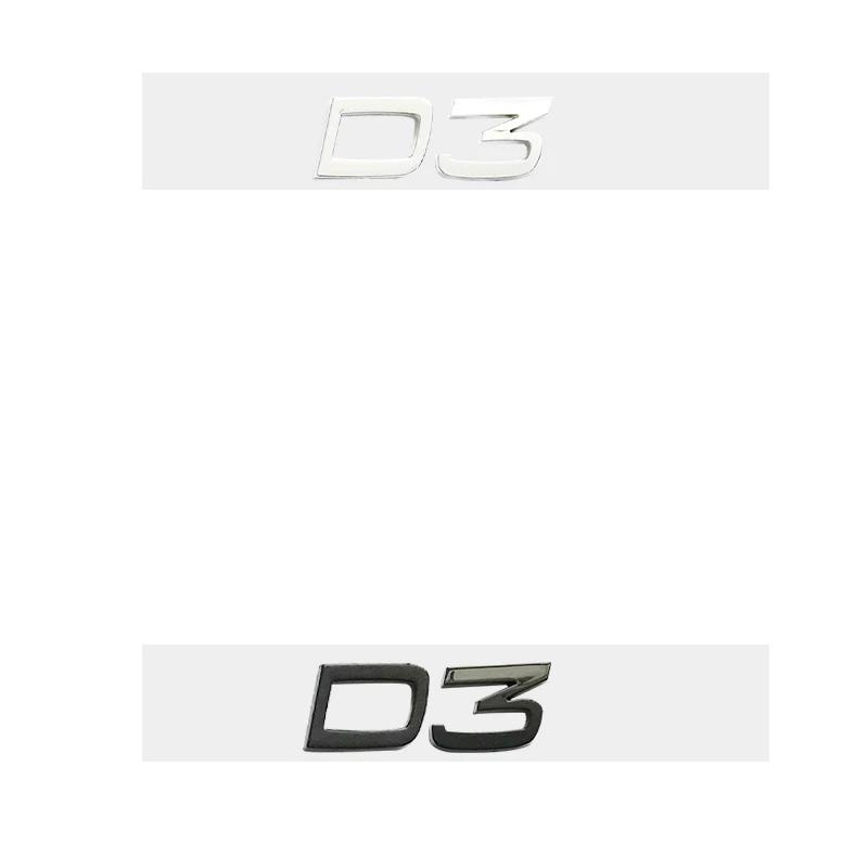 vzpgl9 Volvo Car Trunk Letter Logo Emblem 3D ABS Badge Sticker for XC40 XC60 XC90 S40 S60 S80 V40L V60L V80L AWD T4 T5 T6 T8 D3 D4 D5