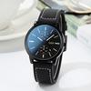 Same Men'S Business Versatile Belt Watch Waterproof Quartz Watch