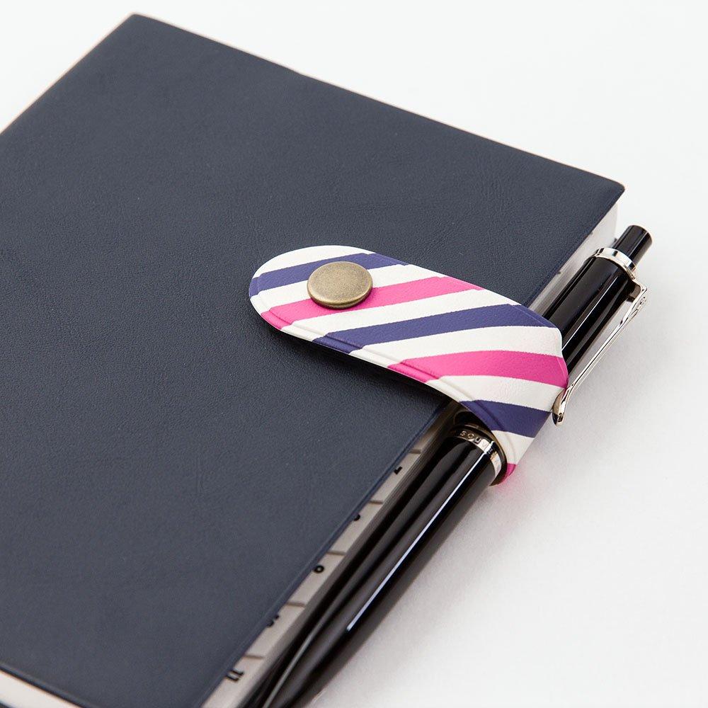 Midori Belt Sticker, Snap 13, Stripe, Pink, 82213006