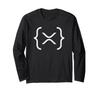 XRP Ledger Ripple Cryptocurrency Blockchain White Logo Long Sleeve T-Shirt