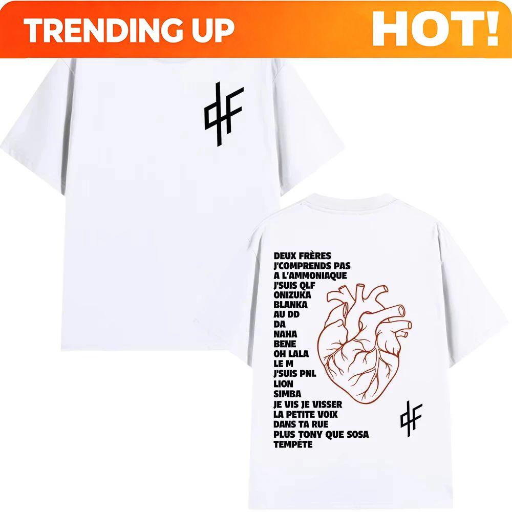 Hip Pop Tshirt Rapper PNL Le Monde Chico Alubm Graphics Print Cotton 2026 New Summer Hip Hop Short Sleeve Fan Gifts Unisex