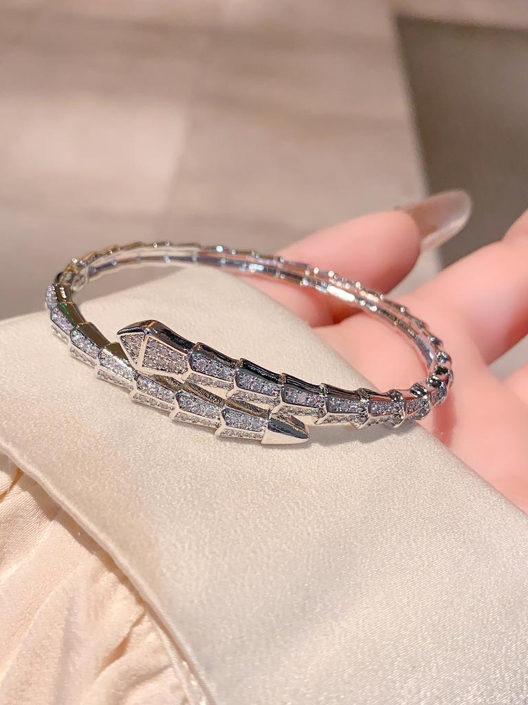 Neues trendiges Schlangenarmband High-End Voll-Diamant-Armband