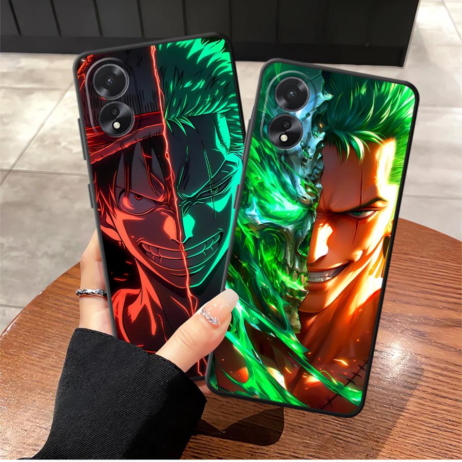 Ones Pieces Luffy Case for Oppo A53 A18 A31 A72 A11 A37 A9 A38 A12 A36 A52 A15 A32 A17 A32 A73 A16 A33 A71 A54 Phone Cover