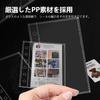 KTEBO A7 Clear Sticker 40 Mini 6 Peelable Release Paper Sticker Book for Binders Pad, Sheets, Refill, 6-Hole (19mm) Pad, Clear,