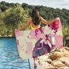 Anime Kasane Teto cute kawaii cartoon Towel Quick Drying Beach Towels Are Suitable For Swimming Pools Camping Yoga And The Gym