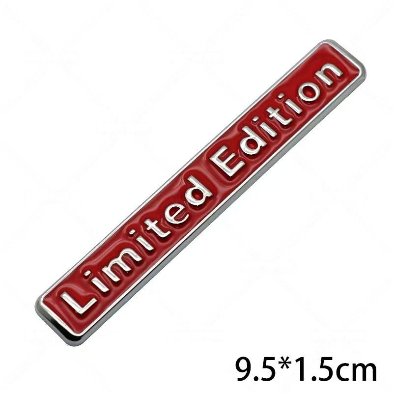 1Pc Metal Limited Edition Logo Fender Trunk Badge Emblem Racing SUV Sports Stickers Car Body Decal for All Car