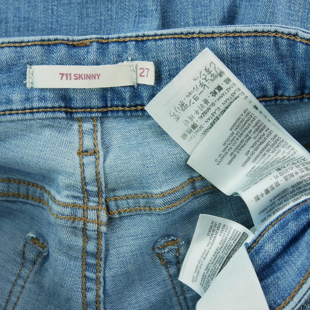 Zweites Leben - Jeans für Damen Levis 711 Skinny Blau - Ausgezeichneter Zustand