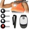 1Pc LED Clip Flashligh 4 Lighting Modes USB Rechargeable LED Clip Lamp Safety Warning Running Lights for Night Walking Fishing