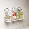 Wall Mounted Spice Rack Removable Shower Shelf Multifunctional Vegetables Fruits Holder  Restroom