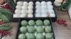 12pcs/set 8.0cm Antique-style Christmas Ball Decorations for Christmas Tree Decorations,Wedding Party Decorations,Ball Ornaments