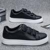 2025 Autumn New Velcro Men's Shoes Little White Shoes Men's Korean Version Fashion Trend Board Shoes Versatile Casual Shoes