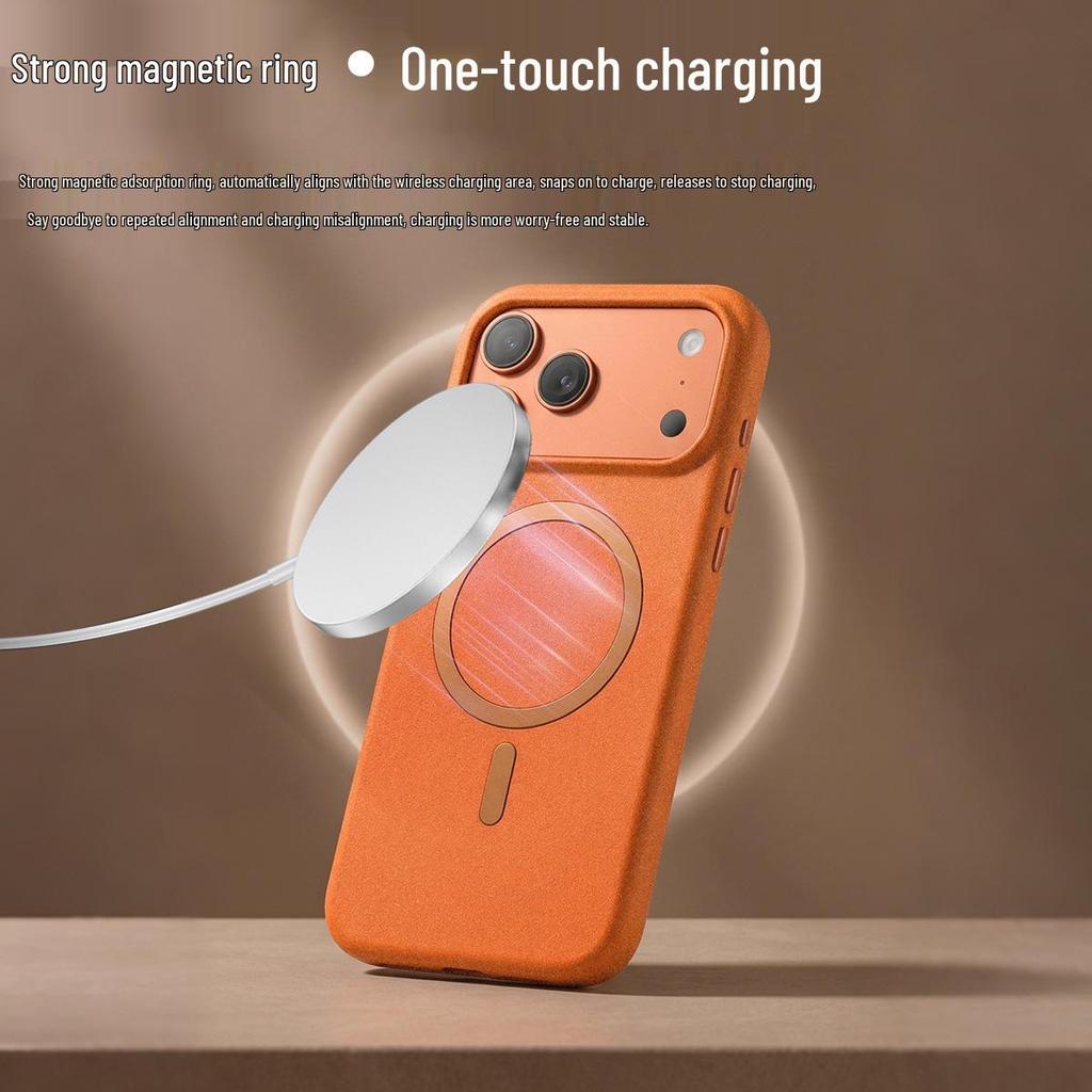 Magnetic Matte Sand Case for iPhone 17 Pro Max - 16PM Protective Cover