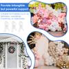 30pcs Balloon Arch Clips Plastic Transparent Backdrop Spring Clamps Clip for Balloon Arch Kit Birthday Decor Crafts Photography