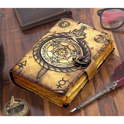 Libro degli incantesimi vuoto del diario delle ombre Forniture per stregoneria Incantesimi per streghe per uomini e donne