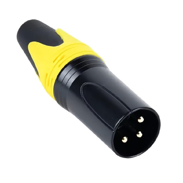 Heavy Type XLR Male Female Connector Zincs Alloys XLR Cable Connector For Stable And Secure Audios Connection