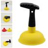 Premium TPR Sink Plunger Kitchen Drainage Plunger Sewer Pipe Cleaner Sewer Bathroom Hair Removal Plunger Strong