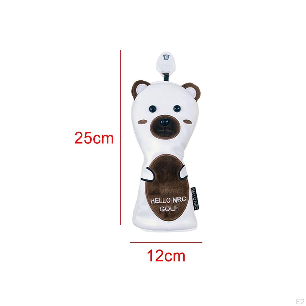 Covers, Water Resistant PU Leather Golf Headcover Hybrid Cover, Accessories