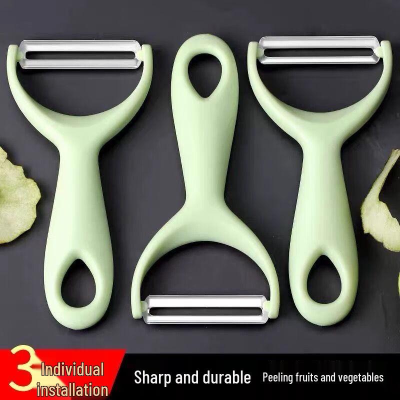 Премиальный набор из 3 многофункциональных овощечисток из нержавеющей стали