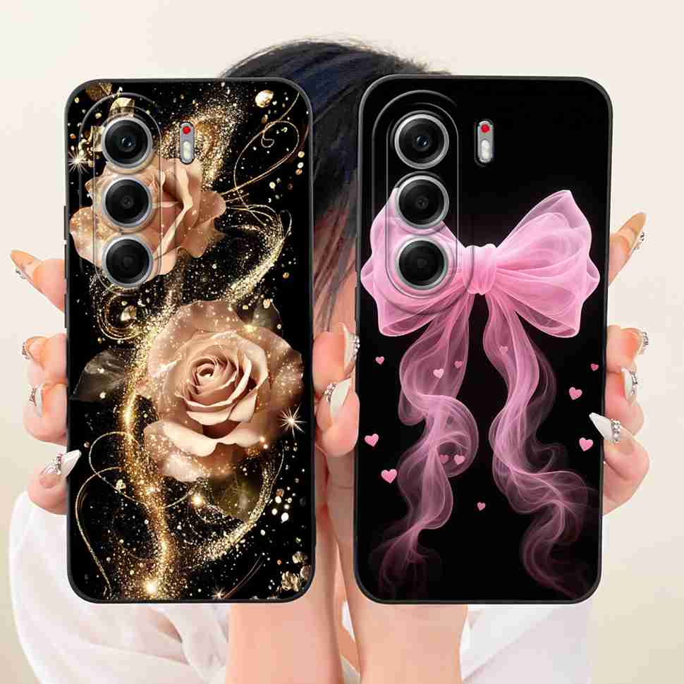 Casing For Tecno Camon 40 Pro 5G CM7 Fashion Flower Soft Silicone Cover For Tecno Camon40 Pro 40Pro Phone Cases Capa