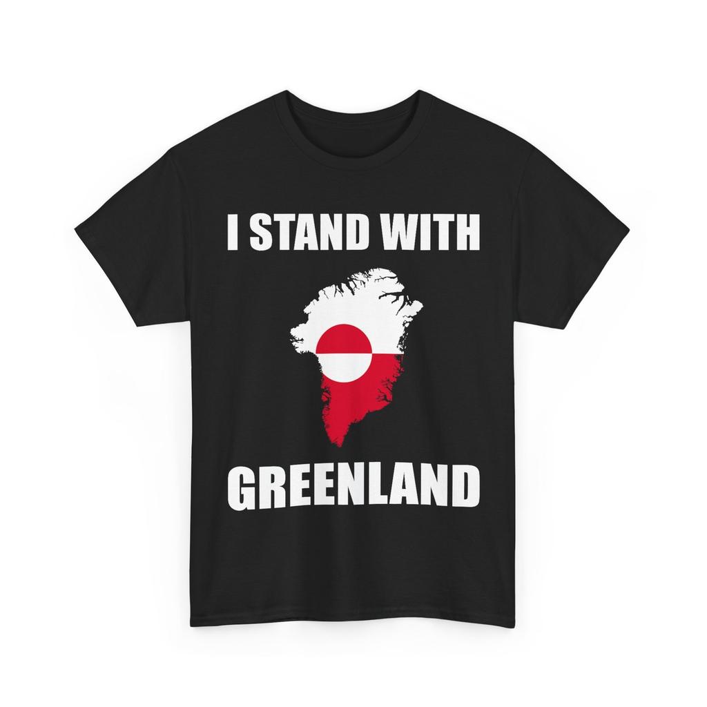 Greenland Map Flag Shirt, I Stand With Greenland Women Men Greenland Lover Shirt