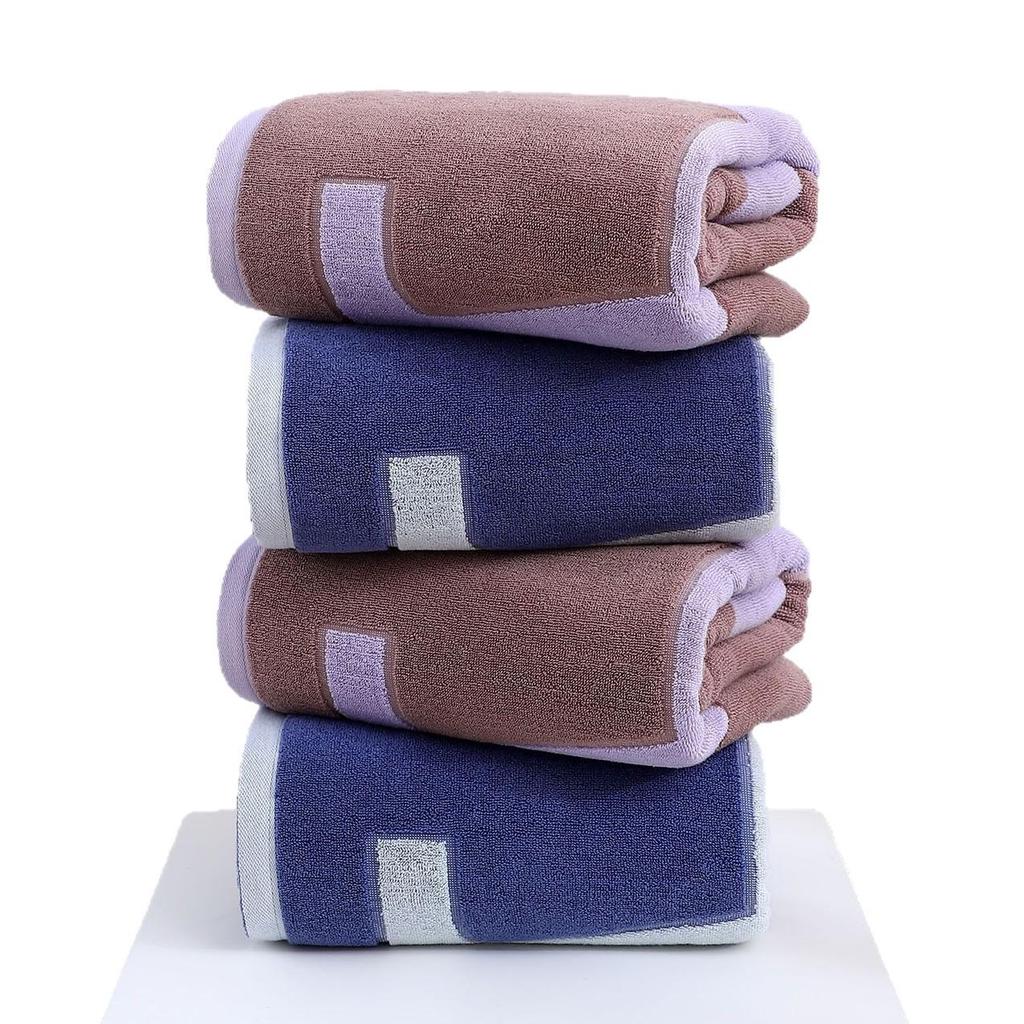 Extra Large Pure Cotton Quick-Dry Bath Towel - Mother & Baby Safe, Water-Absorbent for Home, Beach, Men & Women