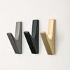 1Pcs Metal Matte Wall Hooks Bathroom Accessories Coat Hooks Towel Rack Holder Creative for Key Hat Bag Home Decorative Robe Hanger