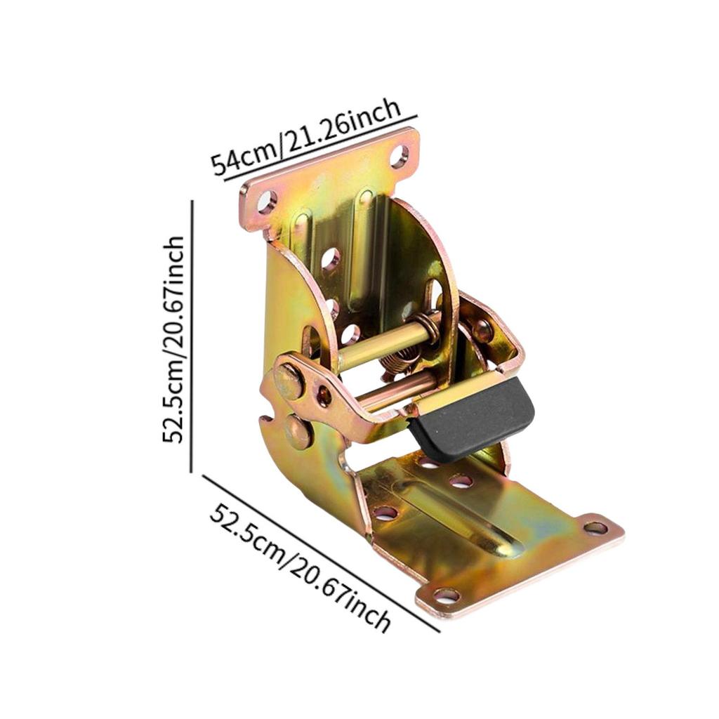 2x Möbelbeinscharniere Klappzubehör 0-90-180 Grad Einfache Montage Multifunktional Verriegelung Ausziehstütze Selbstverriegelnd