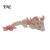 Mythical Creature Desk Decoration Cherry Blossom Dragon Figurine with Movable Joints, 3D Printed Fidget Toy Flower Toy, Articulated Model Decor Animal