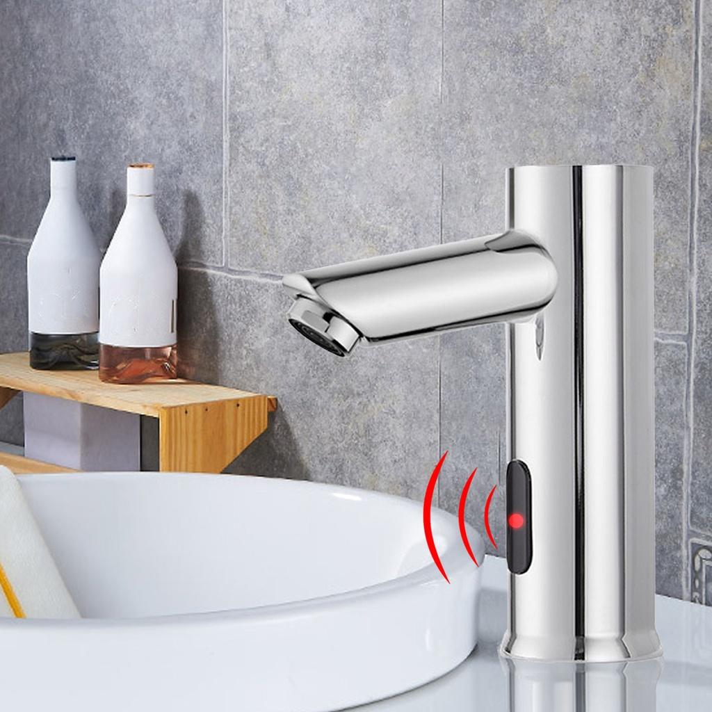 304 Induction Electric Basin Faucet Water Saving Sensor Touch Faucet New stainless steel Bathroom Sink Infrared Automatic Handsfree Faucet