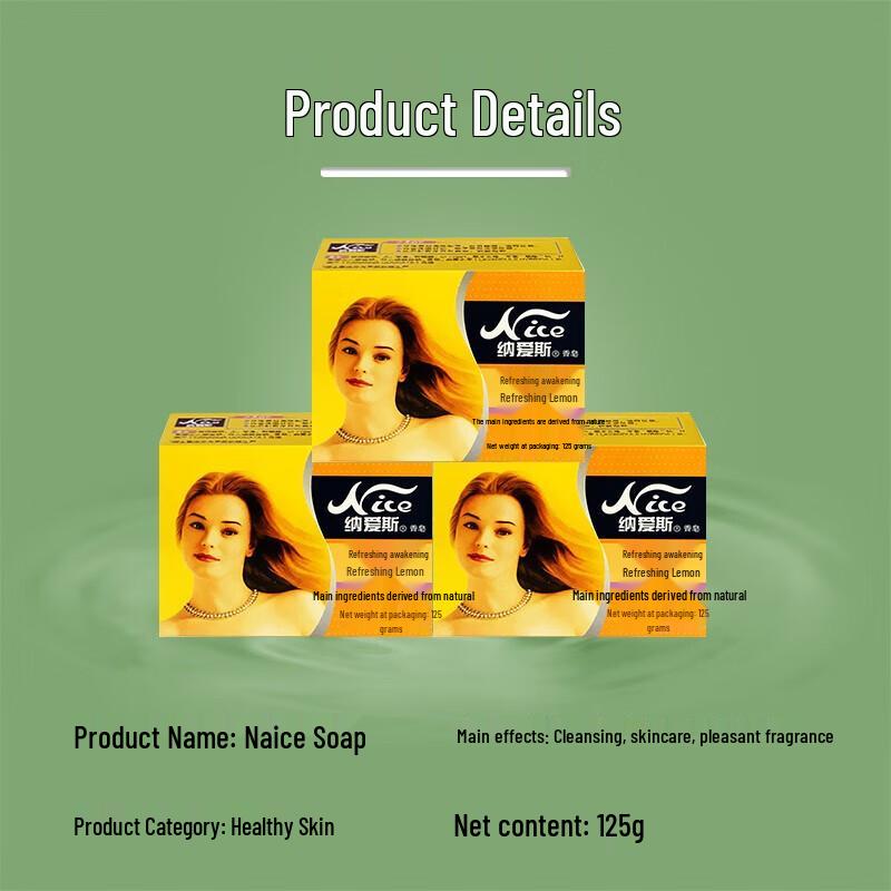 Nice Refreshing Lemon Bar Soap