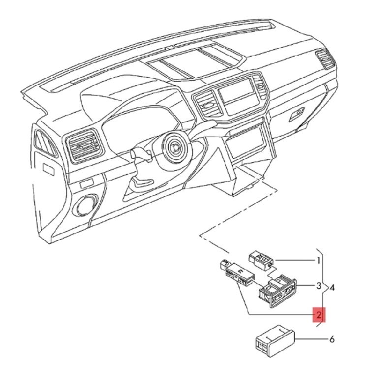 User Friendly USB Auxiliary Switches Port Designed For Golf 7 Simplifies Installation And Enhances Usability 5Q0035726E