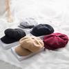 Casquette à visière enfants automne et hiver loisirs niche personnalité rétro tendance britannique polyvalent béret chapeau octogonal