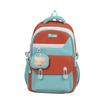 Schoolbag Schoolbag Female Ins Cute Junior High School Students Versatile Contrasting Color Backpack Simple Small Fresh Large Capacity Backpack