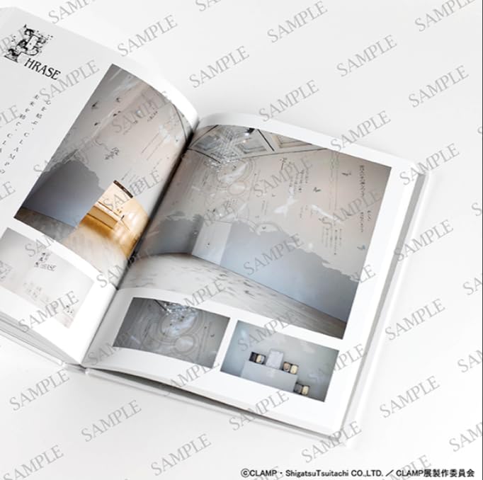 CLAMP Exhibition Original Art Exhibition Official Catalog Guidebook Pamphlet Brochure