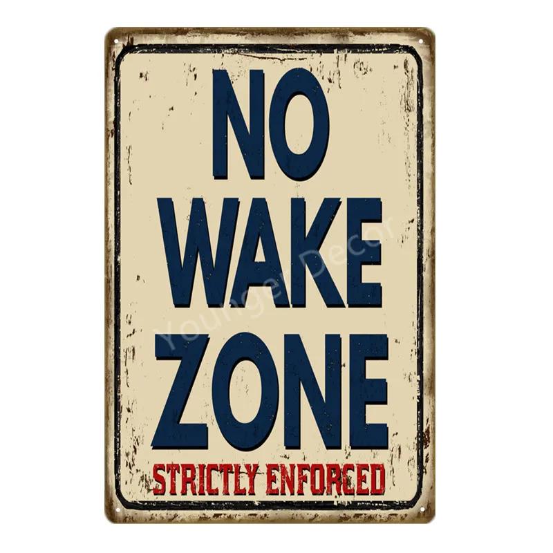 No Parking Metal Signs Tin Poster Caution Danger No Smoking Wall Art Painting Advertising Board Vintage Home Decor YI-212
