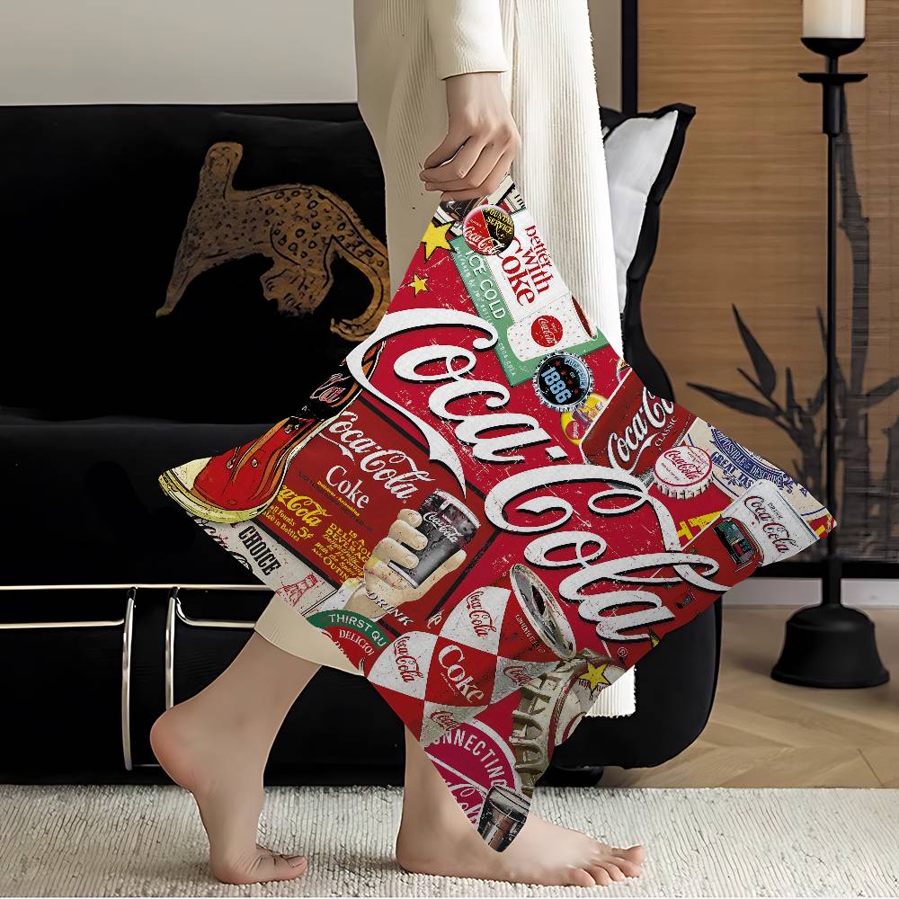 C-Coca Logo C-Colas Kissenbezug Für Schlafzimmer Zimmer Und Wohnzimmer Sofa Dekokissenbezug