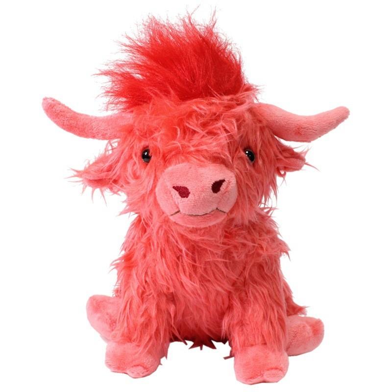 Adorable Highland Cow Plush Toy Realistic Highland Cattle Stuffed Animal In Various Colors