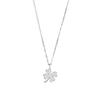 Four-leaf clover Korean fashion simple niche necklace women's jewelry flower cross pendant accessories