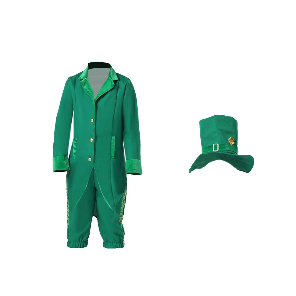 St. St. Patrick's Day Ethnische Irische Jungen und Mädchen Bühnenauftritt Rollenspiel Kostüme
