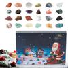 2025 Crystal Christmas Countdown Calendar 24 Days Countdown Christmas Calendar Advent 24 Grid Crystal Stone Children's Gifts