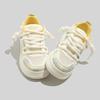 Mesh Little White Shoes Breathable Board Shoes Thick Sole Round Head Student Casual Shoes Single Shoes