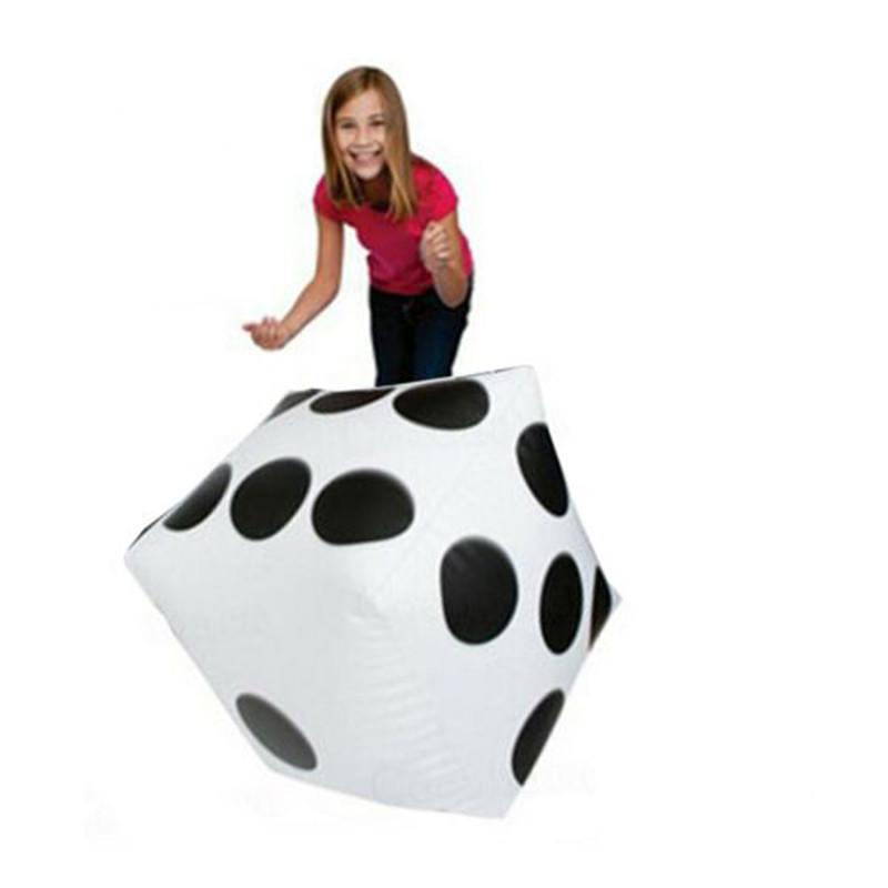 

13-дюймовые негабаритные надувные кости для игрового бассейна, надувные игральные кости, игральные кости для вечеринок, бассейна, пляжа white