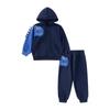 Boys' Dinosaur Long-Sleeved Hooded Zipper Sweatshirt Set Spring and Autum Kidsren's Clothing Kidsren's Casual Pants Baby Two-Piece Set
