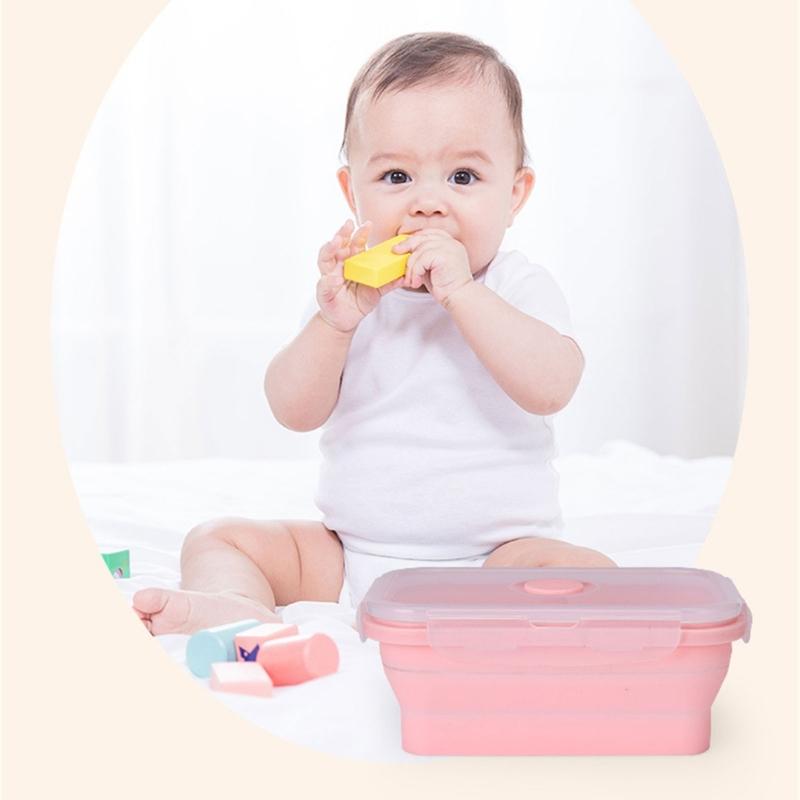 Food Container Microwave Safe Easy Space Saving Design for Kitchen Office Travel